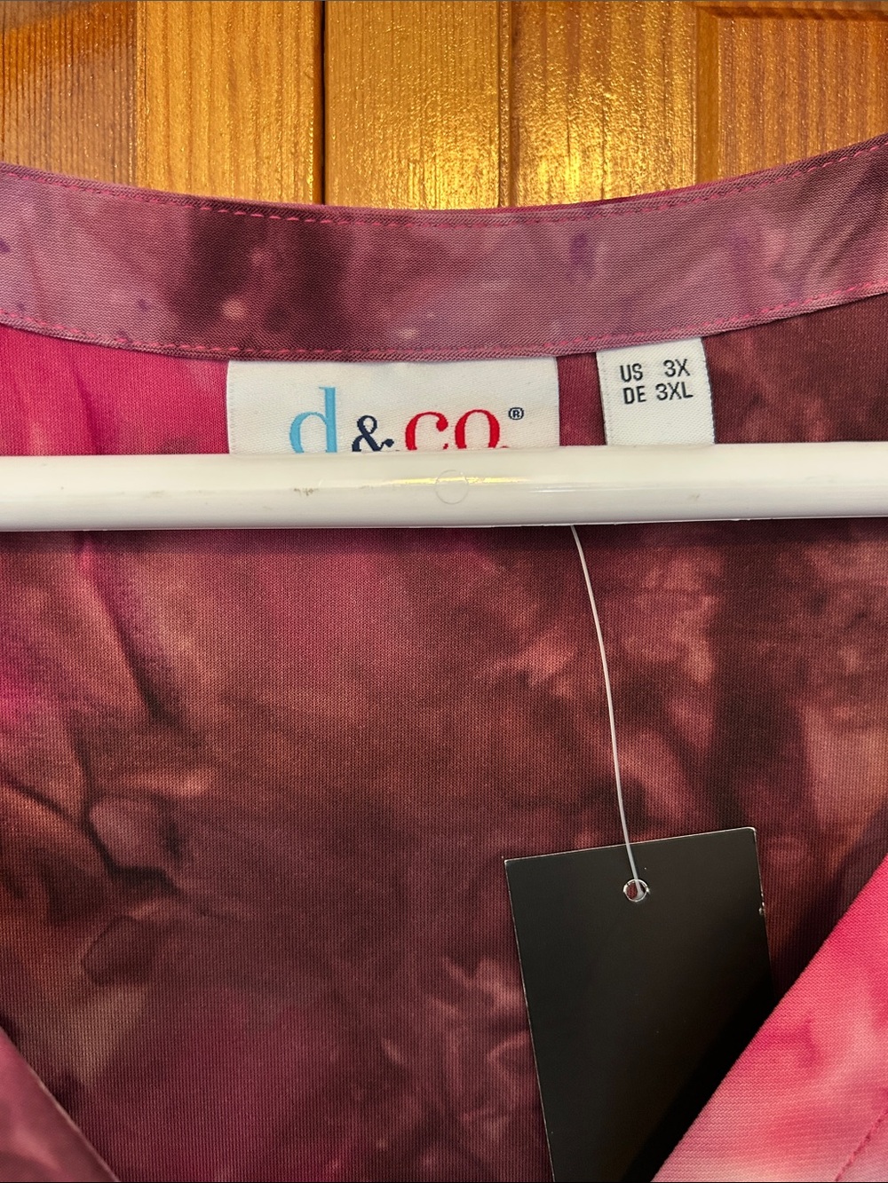 D&Co Pink Tie Dye Sleeveless Jumpsuit New 3X Cropped Wide Leg - Picture 3 of 11